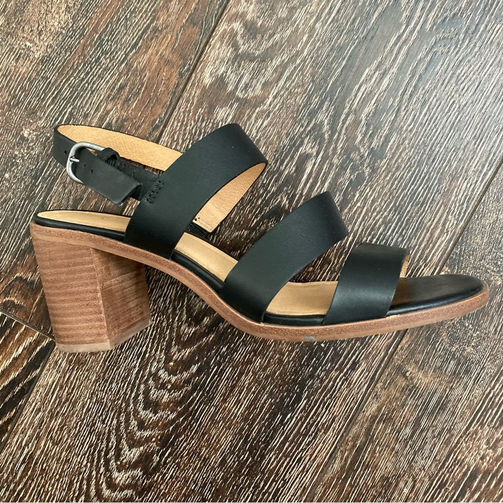 Madewell Abbi Triple strap high heel sandal